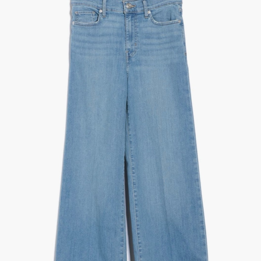 FRAME LE slim palazzo jeans blue springs size 28 NWT. Never worn outside. - Picture 7 of 7